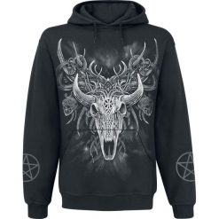 Spiral Horned Spirit Bluza z kapturem czarny. Czarne bluzy męskie marki Spiral, l, bez wzorów, z kapturem, bez rękawów, z kapturem. Za 164,90 zł.