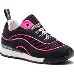 Sneakersy LOVE MOSCHINO - JA15072G17IN200A Nero. Czarne półbuty damskie Love Moschino, ze skóry ekologicznej. W wyprzedaży za 669,00 zł.