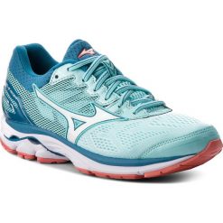 Buty MIZUNO - Wave Rider 21 J1GD180365 Niebieski. Niebieskie buty damskie do biegania marki Mizuno, z tworzywa sztucznego, mizuno wave. W wyprzedaży za 399,00 zł.