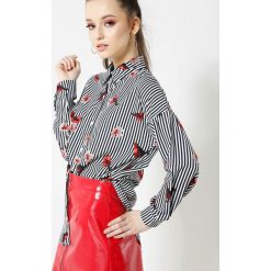 Koszule damskie: Czarna Koszula Nightingale