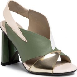 Sandały UNITED NUDE - Spark Sandal Hi 10543151149 Dusk. Klapki damskie United Nude, bez wzorów, ze skóry, bez obcasa, na obcasie. Za 1199,00 zł.