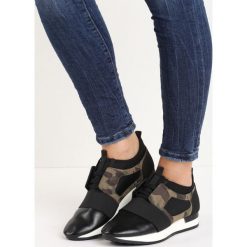 Moro-Czarne Buty Sportowe One Word. Czarne buty sportowe damskie marki Born2be, moro. Za 89,99 zł.