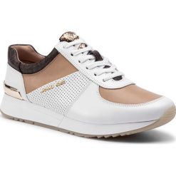 Sneakersy MICHAEL MICHAEL KORS - Allie Trainer 43T9ALFS4L Opwht Multi. Białe półbuty damskie MICHAEL Michael Kors, ze skóry ekologicznej. Za 749,00 zł.