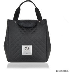 TORBA LUNCH BAG 1863. Czarne torebki klasyczne damskie marki Pakamera. Za 89,00 zł.