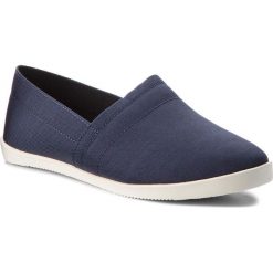 Tenisówki VAGABOND - Lily 4340-280-64 Dk Blue. Niebieskie półbuty damskie Vagabond, bez wzorów, ze skóry, bez obcasa, na płaskiej podeszwie, bez zapięcia. W wyprzedaży za 189,00 zł.