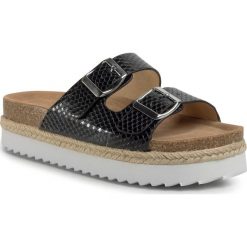 Espadryle REFRESH - 69645 Black. Czarne espadryle damskie Refresh, bez wzorów, ze skóry ekologicznej, bez obcasa. Za 169,00 zł.
