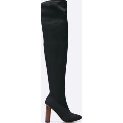 Answear - Kozaki. Szare buty zimowe damskie marki ANSWEAR, z gumy. W wyprzedaży za 169,90 zł.