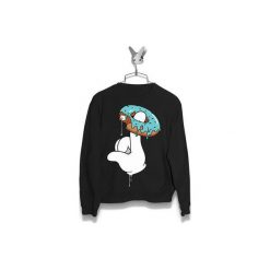 Bluza Palec w Pączku Damska. Czarne bluzy damskie marki Failfake, xs, bez wzorów, bez rękawów, bez kaptura. Za 160,00 zł.