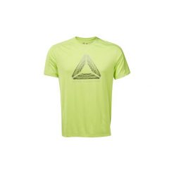 T-shirty z krótkim rękawem Reebok Sport Koszulka Running Reflective Move. Zielone koszulki męskie Reebok Sport, s, bez wzorów, bez kołnierzyka, z krótkim rękawem, krótkie. Za 169,00 zł.