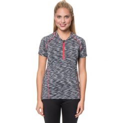 T-shirty damskie: Koszulka kolarska „Incisive” w kolorze czarno-białym