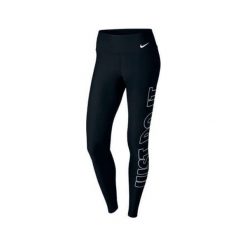 Nike W NK PWR TGHT POLY JDI GRX, 10 | SZKOLENIA KOBIET | KOBIETY | RAJSTOPY | CZARNY / BIAŁY | XL. Czarne rajstopy damskie Nike, s, bez wzorów, sportowe, bez kołnierzyka, bez rękawów. W wyprzedaży za 165,12 zł.