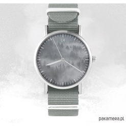 Zegarek - Wild Life - szary, nato. Szare zegarki męskie Pakamera. Za 129,00 zł.