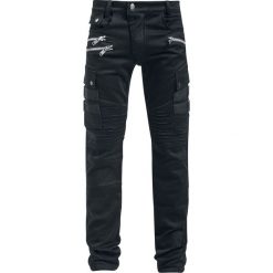 Chemical Black Anders Pants Spodnie czarny. Czarne spodnie męskie marki Chemical Black, bez wzorów, długie. Za 284,90 zł.