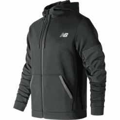 New Balance MJ83512BK. Bluzy męskie New Balance, s, bez wzorów, z polaru, klasyczne, z kapturem, bez rękawów, z kapturem. W wyprzedaży za 169,99 zł.