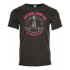 T-shirty męskie: Rip Curl T-Shirt Męski M Czarny