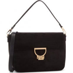 Torebka COCCINELLE - CD6 Arlettis Suede E1 CD6 12 05 01 Noir 001. Czarne torebki klasyczne damskie marki Coccinelle, ze skóry. W wyprzedaży za 1289,00 zł.
