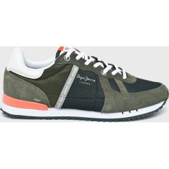 Pepe Jeans - Buty Tinker Zero. Brązowe buty sportowe męskie marki Pepe Jeans, z gumy, na sznurówki. Za 329,90 zł.