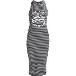 Sukienki: Superdry PACIFIC BODYCON DRESS Sukienka z dżerseju marina navy/gull grey