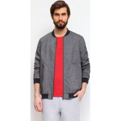 KURTKA KRÓTKA MĘSKA. Szare kurtki męskie bomber Top Secret, m, eleganckie. Za 79,99 zł.