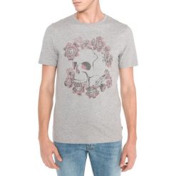 Jack & Jones Niel Koszulka Szary. Szare podkoszulki męskie m, z haftami, z bawełny. Za 80,95 zł.