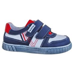 Protetika Tenisówki Chłopięce Mateo 29 Niebieski. Niebieskie buty chłopięce sportowe Protetika, bez wzorów, ze skóry, bez zapięcia. Za 215,00 zł.