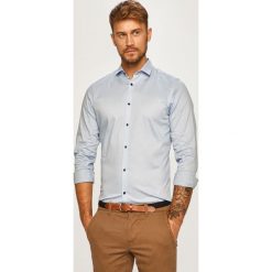 Jack & Jones - Koszula. Białe koszule męskie Jack & Jones, xl, bez wzorów, z elastanu, eleganckie, z włoskim kołnierzykiem, z długim rękawem. W wyprzedaży za 119,90 zł.