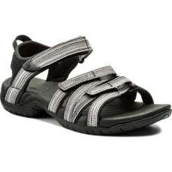 Sandały TEVA - Tirra 4266 Black/White Multi. Czarne klapki damskie Teva, bez wzorów, z tworzywa sztucznego, sportowe, bez obcasa, bez zapięcia, outdoorowe. W wyprzedaży za 289,00 zł.