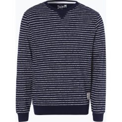 Bluzy męskie: DENIM by Nils Sundström – Męska bluza nierozpinana, niebieski