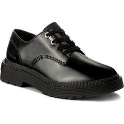 Oxfordy CALVIN KLEIN JEANS - Andie R0547 Black. Czarne jazzówki damskie marki Calvin Klein Jeans, z jeansu, na płaskiej podeszwie. W wyprzedaży za 429,00 zł.