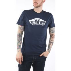 Vans Koszulka Niebieski. Niebieskie podkoszulki męskie Vans, xl, z nadrukiem, z bawełny, z krótkim rękawem. Za 119,95 zł.