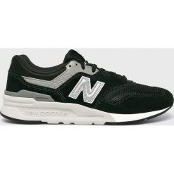 New Balance - Buty CM997HCC. Czarne buty sportowe męskie marki New Balance, ze skóry, na sznurówki. Za 369,90 zł.