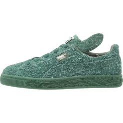 Puma X TC BASKET FURRY PS Półbuty wsuwane dark green/birch. Zielone półbuty damskie Puma, ze skóry, klasyczne. W wyprzedaży za 191,40 zł.