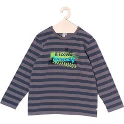 T-shirty chłopięce: Koszulka w kolorze szaro-granatowym