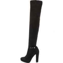 Even&Odd Kozaki na obcasie black. Czarne kozaki damskie Even&Odd, z materiału, na obcasie. Za 279,00 zł.