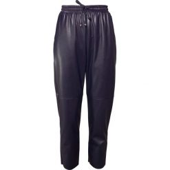 Max Mara Leisure CELSO Spodnie materiałowe dark blue. Niebieskie spodnie damskie marki Max Mara Leisure, m, z poliesteru. W wyprzedaży za 515,40 zł.
