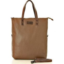 Silvia MARCO MAZZINI Torebka shopper old skóra naturalna brąz czekolada. Torby damskie na zakupy MAZZINI, w geometryczne wzory, ze skóry, duże. W wyprzedaży za 299,00 zł.