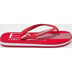 EA7 Emporio Armani - Japonki. Czerwone japonki męskie marki EA7 Emporio Armani, z gumy. W wyprzedaży za 179,90 zł.