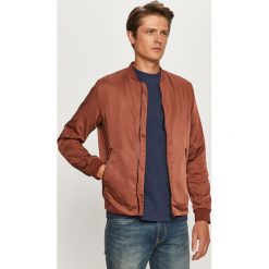 Premium by Jack&Jones - Kurtka bomber. Pomarańczowe płaszcze męskie Premium by Jack&Jones, s, bez wzorów, z poliesteru, krótkie, bez kaptura. Za 259,90 zł.