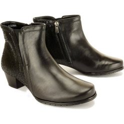 COMFORTABEL 962299-1 schwarz, botki damskie. Botki damskie Comfortabel, bez obcasa, na obcasie, na zamek. Za 409,90 zł.