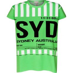 T-shirt MRZ. Zielone topy damskie MRZ, z nadrukiem, z tkaniny, sportowe, z okrągłym kołnierzem. W wyprzedaży za 1559,00 zł.