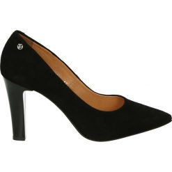 Czółenka - C084 CAM NERO. Czarne czółenka zamszowe Venezia. Za 289,00 zł.