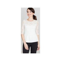 Bluzka K071 Ecru. Bluzki damskie Lenitif. Za 79,00 zł.