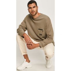 Adidas Originals - Bluza. Zielone bluzy męskie adidas Originals, s, bez wzorów, z bawełny, z okrągłym kołnierzem, bez rękawów, bez kaptura. Za 269,90 zł.
