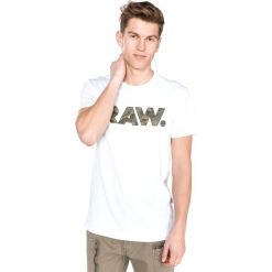 G-Star RAW Graphic 53 Koszulka Biały. Białe podkoszulki męskie G-Star RAW, xl, z nadrukiem, z bawełny, z krótkim rękawem. Za 145,95 zł.