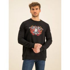 Bluza John Richmond Sweatshirt Kenton RMP19143FE. Czarne bluzy męskie John Richmond, xl, bez wzorów, bez kołnierzyka, bez rękawów, bez kaptura. W wyprzedaży za 399,00 zł.
