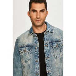 Only & Sons - Kurtka jeansowa. Niebieskie płaszcze męskie Only & Sons, m, bez wzorów, z bawełny, krótkie, bez kaptura. W wyprzedaży za 129,90 zł.