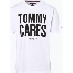 Tommy Hilfiger - T-shirt męski, biały. Białe t-shirty męskie TOMMY HILFIGER, m, z nadrukiem, z dżerseju, bez kołnierzyka. Za 269,95 zł.