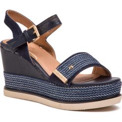 Espadryle WRANGLER - Sunny Jeena WL91630A Navy 016. Niebieskie espadryle damskie Wrangler, z materiału. W wyprzedaży za 199,00 zł.