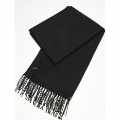 Szalik z frędzlami - Czarny. Czarne szaliki damskie Cropp. Za 39,99 zł.