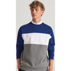 Bluza - Niebieski. Niebieskie bluzy męskie Reserved, s, bez wzorów, bez kołnierzyka, bez rękawów, bez kaptura. Za 99,99 zł.